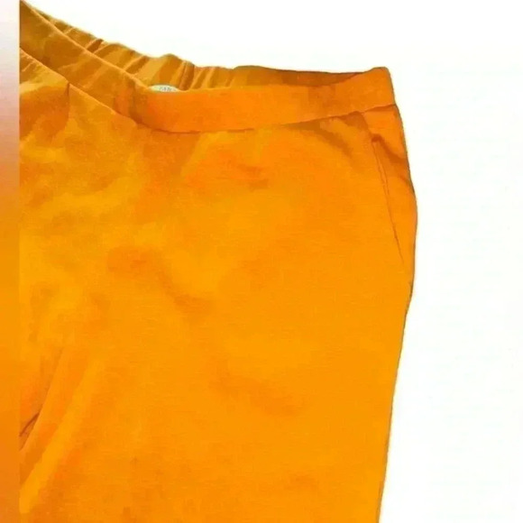 Zara Trafaluc Mustard‎ Yellow Knit Capris, M - Picture 2 of 6